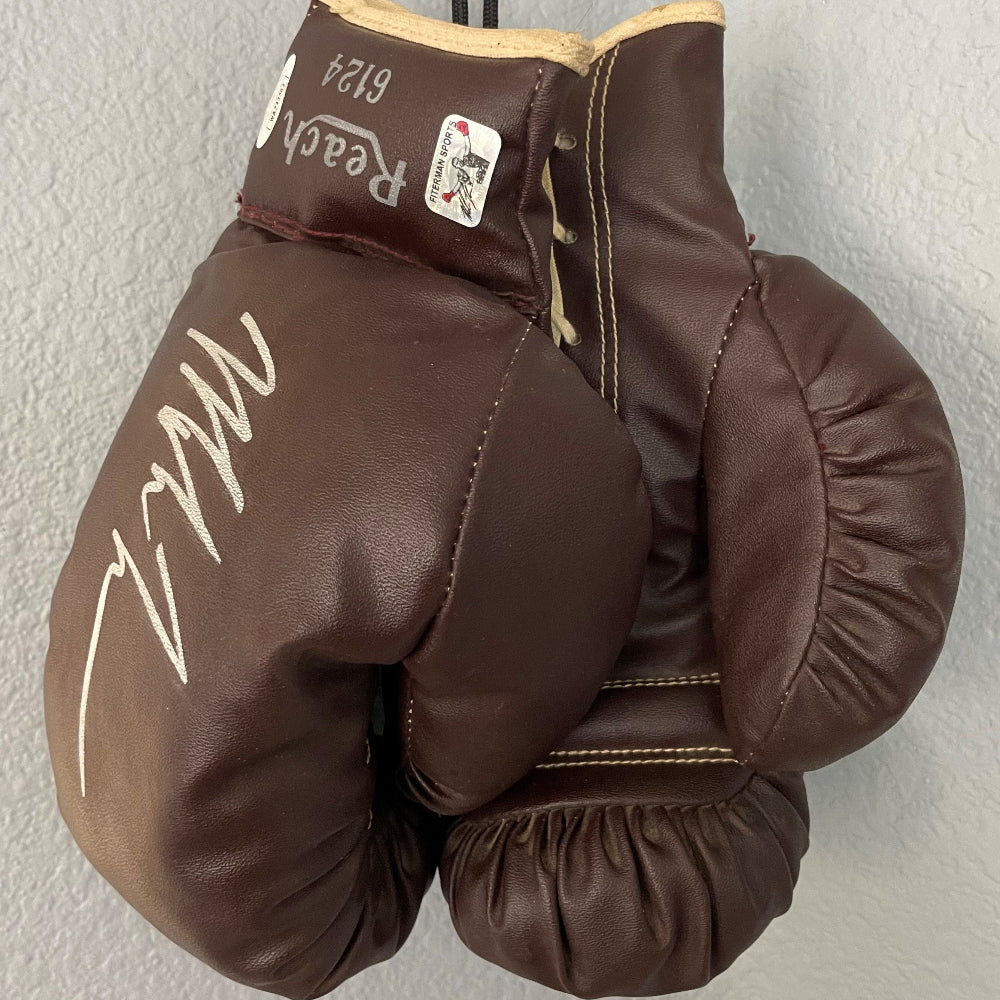 Mike Tyson Signed Vintage Everlast Brown Boxing Glove (Tyson & JSA)