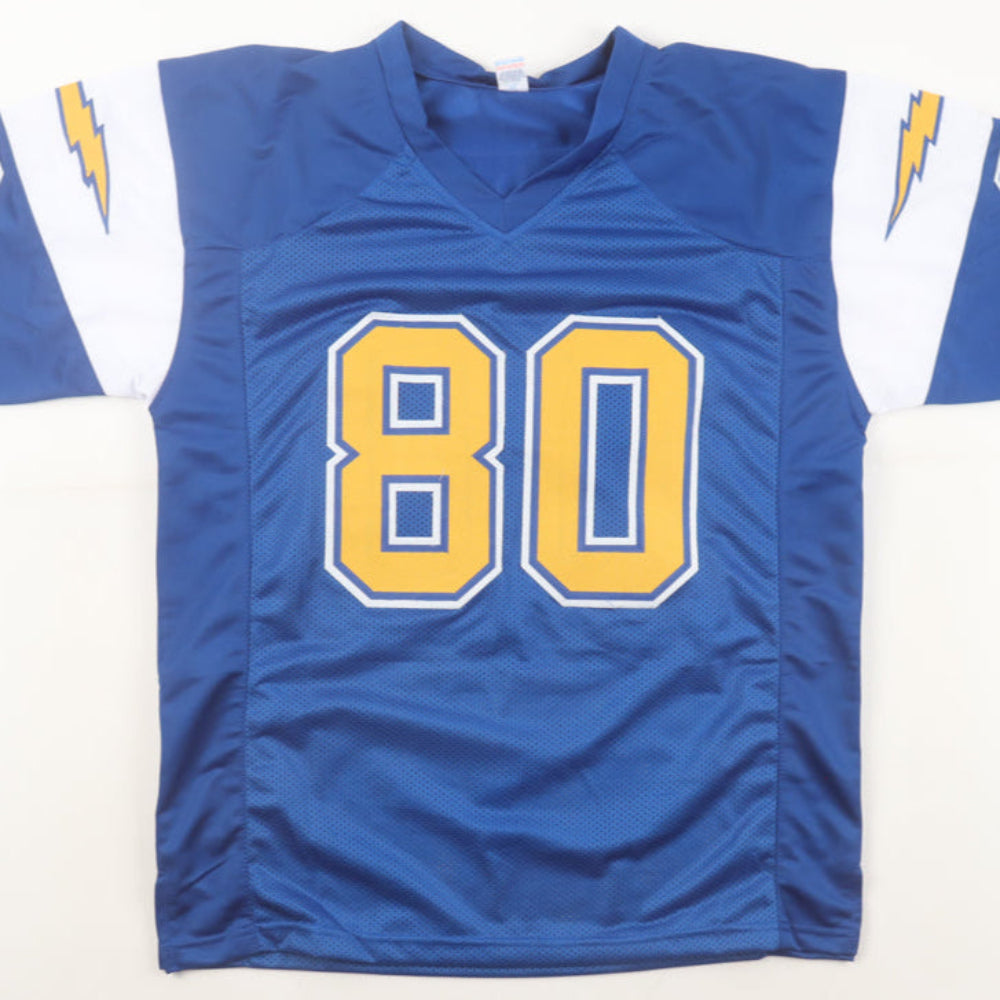 Kellen Winslow Signed Chargers Jersey Inscribed "HOF 95" (Beckett)