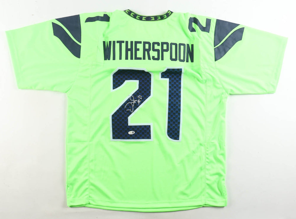 Devon Witherspoon Signed Seattle Seahawks Action Green Jersey (JSA)