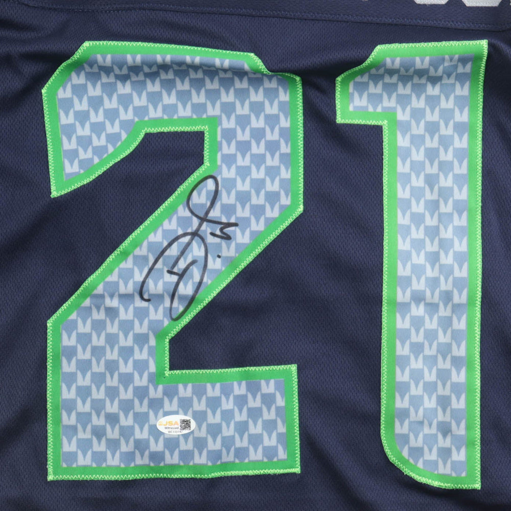 Devon Witherspoon Signed Seattle Seahawks Dark Blue Jersey (JSA)