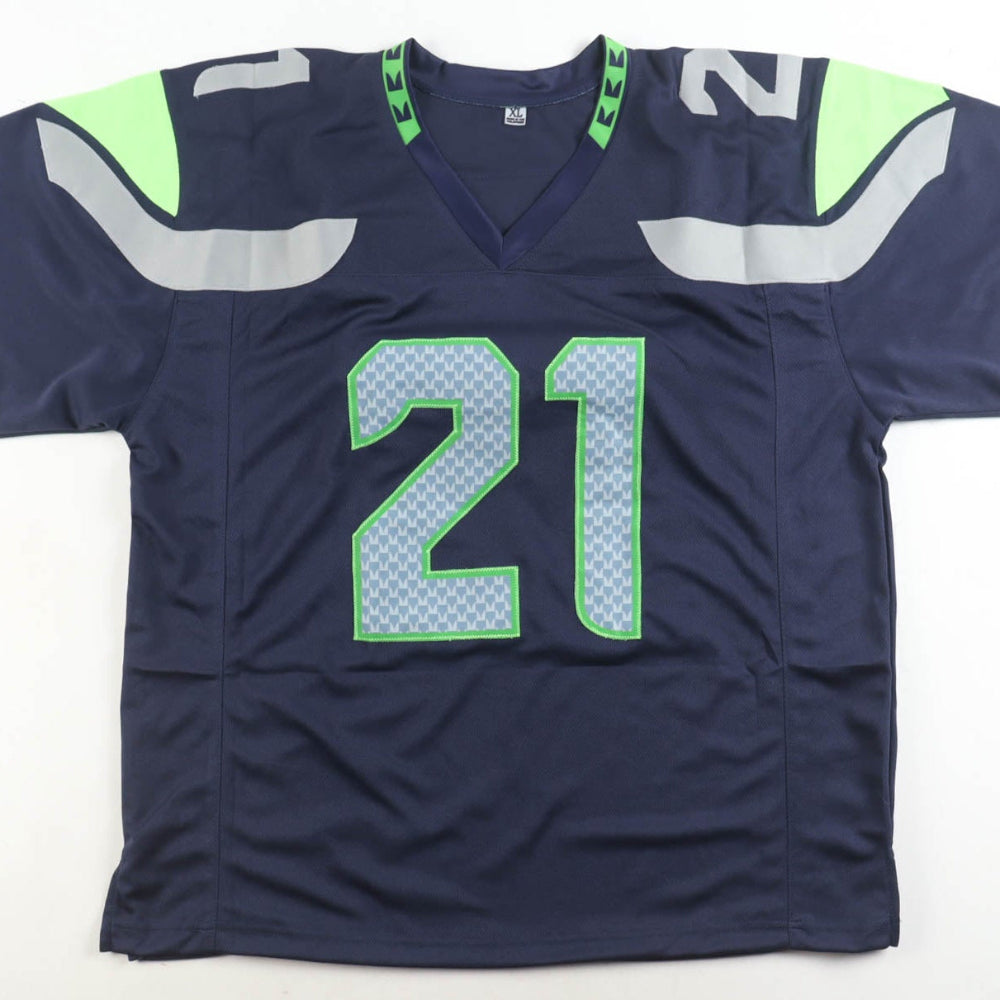Devon Witherspoon Signed Seattle Seahawks Dark Blue Jersey (JSA)