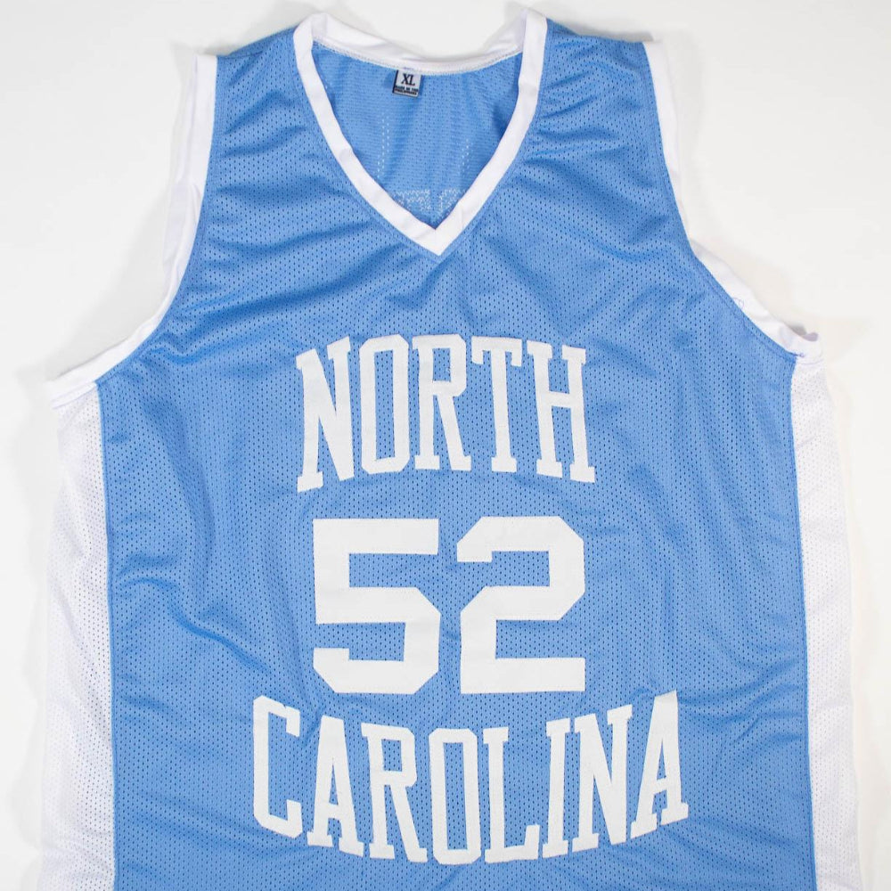 James Worthy &quot;82 NCAA Champs&quot; Signed North Carolina Jersey (Beckett Witness)