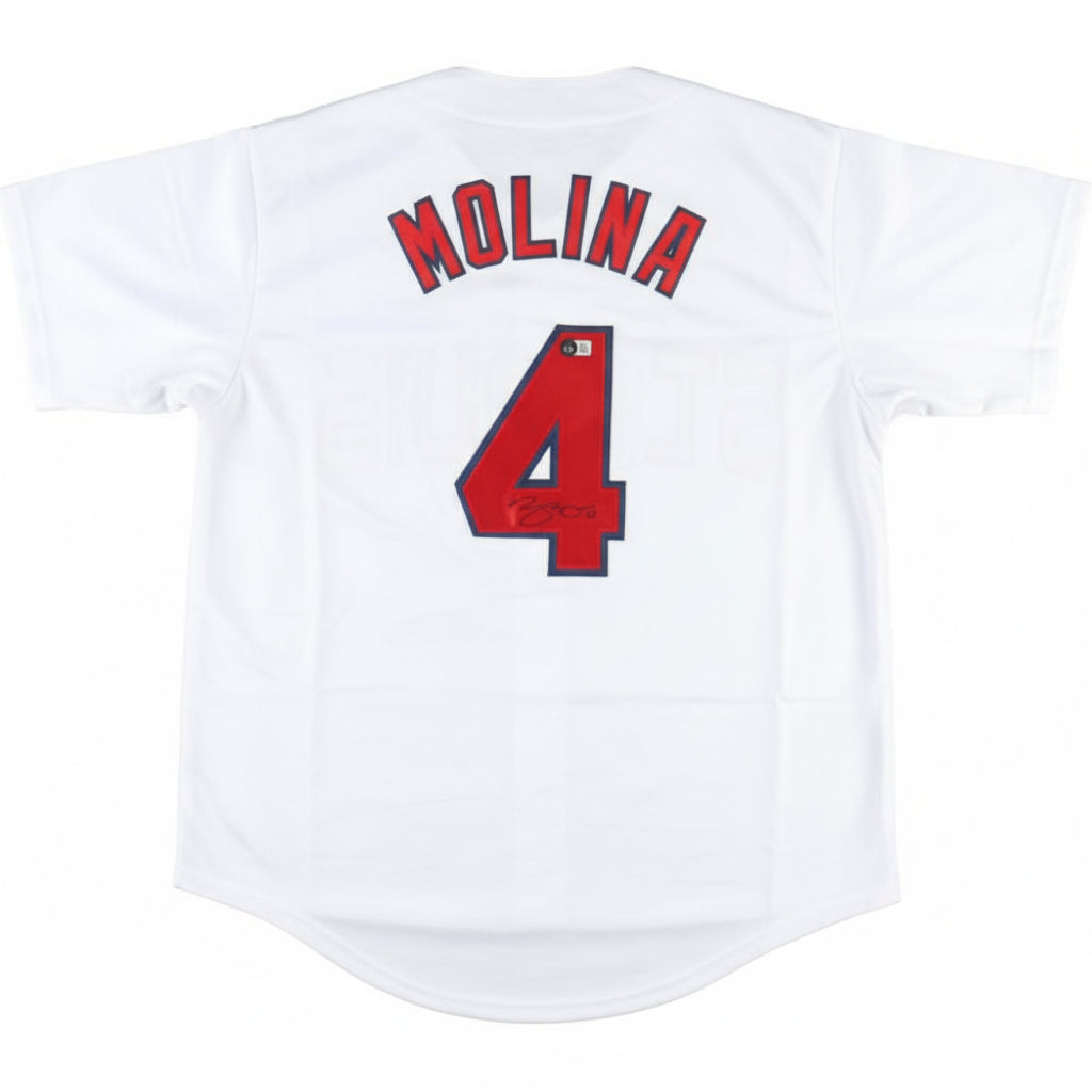 Yadier Molina Signed Jersey (Beckett)