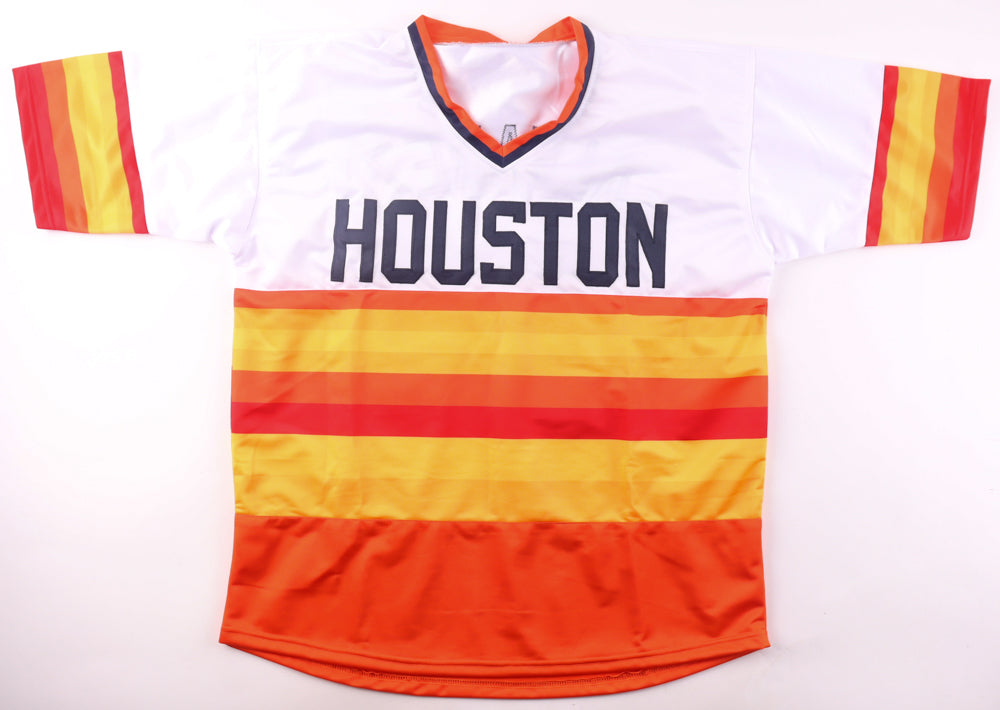 Yordan Alvarez Signed Jersey Inscribed "22 WS Champs" (Beckett)