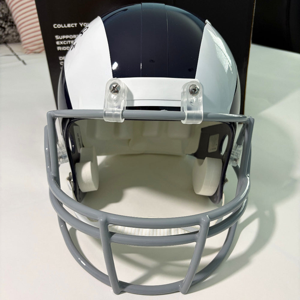 Jack Youngblood signed LA Rams white throwback Riddell helmet with ‘HF 01’ inscription