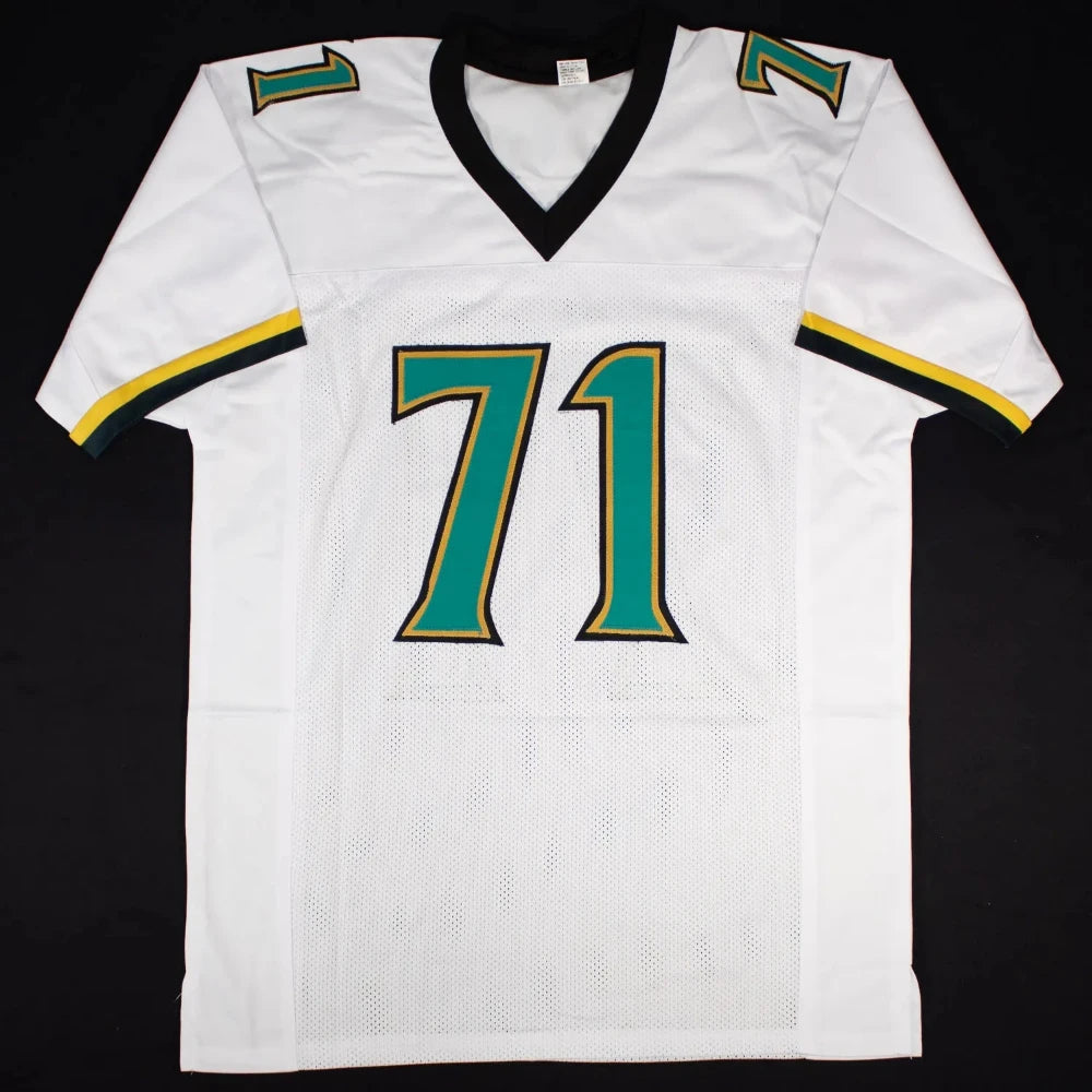 Tony Boselli “HOF 22” Signed Jacksonville Jaguars White Jersey (Beckett)