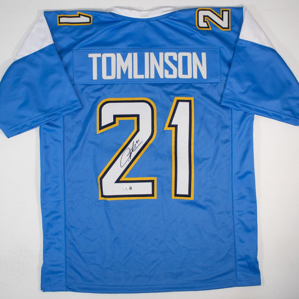 LaDainian Tomlinson Signed Chargers Powder Blue Jersey (Beckett Witness)