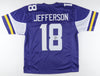 Justin Jefferson Signed Purple Jersey (3) (JSA)