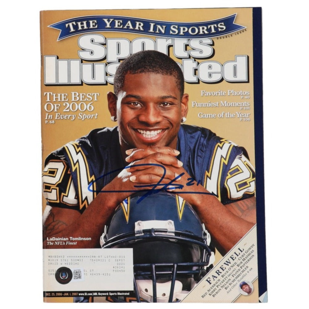 LaDainian Tomlinson Signed 2006 "Sports Illustrated" Magazine (Beckett)