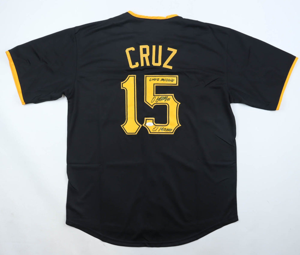 Oneil Cruz Signed Jersey Inscribed "Cruz Misslie" &amp; "El Mono" (JSA)