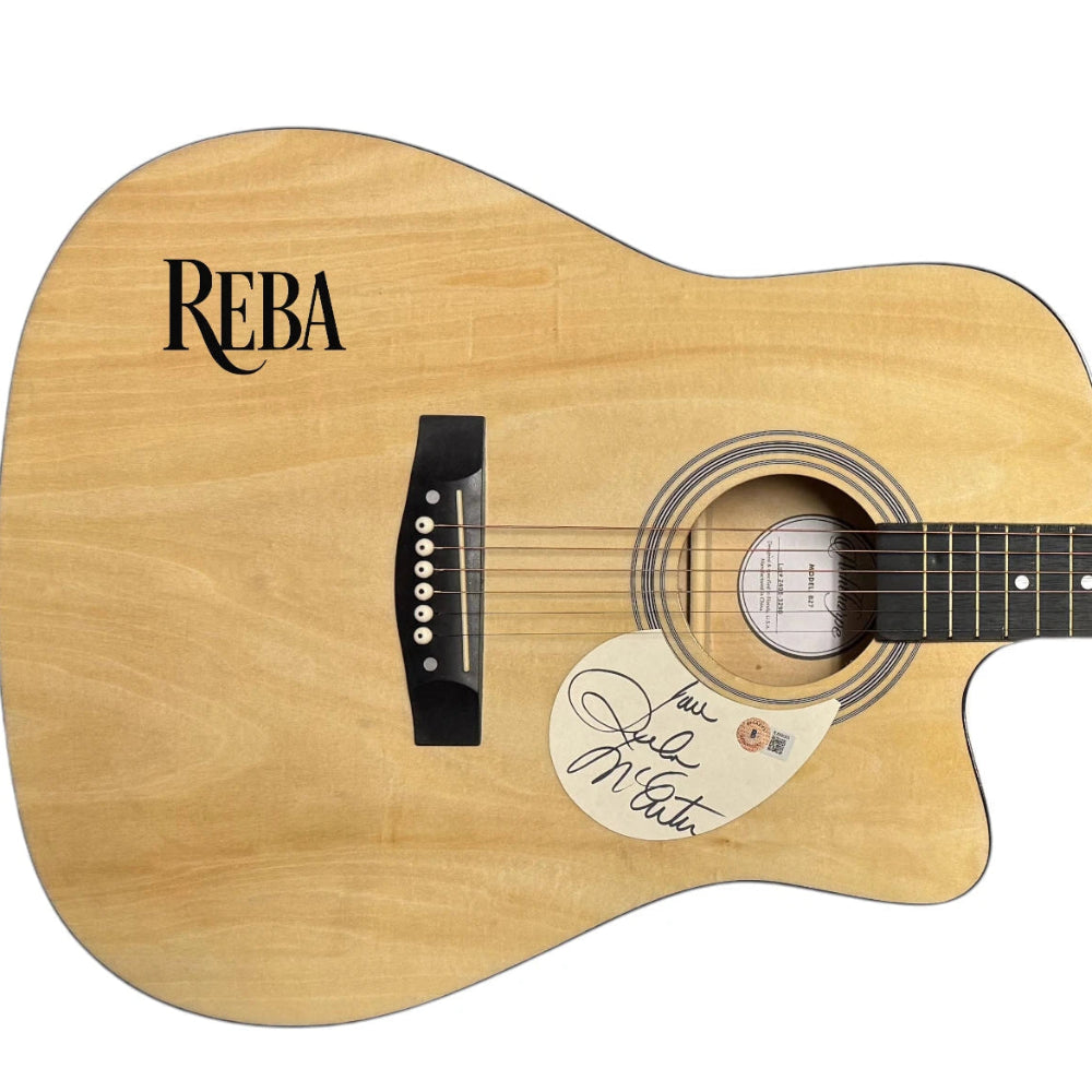 Reba McEntire Signed 41" Full-Size Guitar (Beckett)