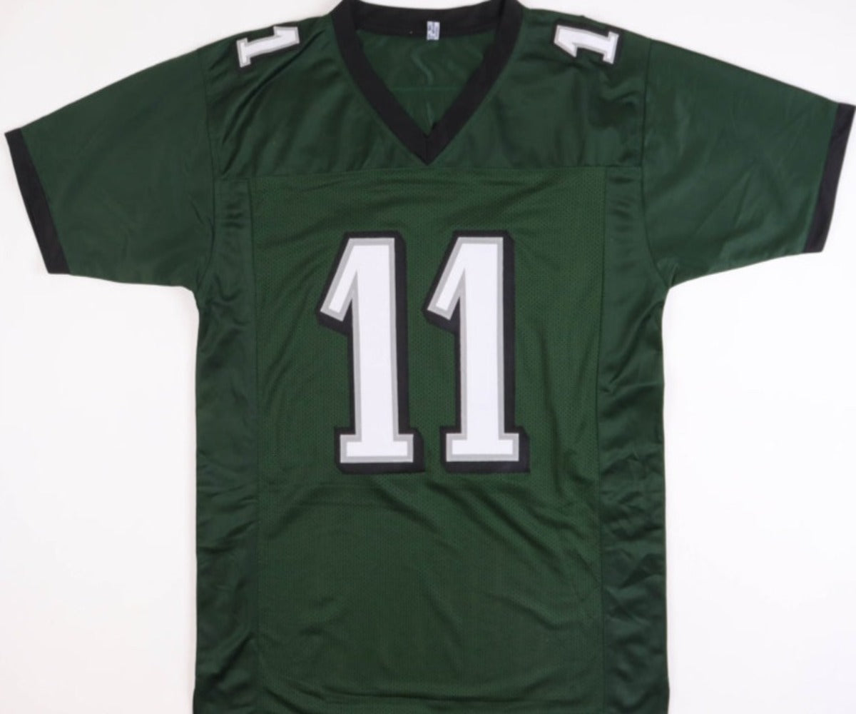 A. J. Brown Signed Philadelphia Eagles Green Jersey (JSA)