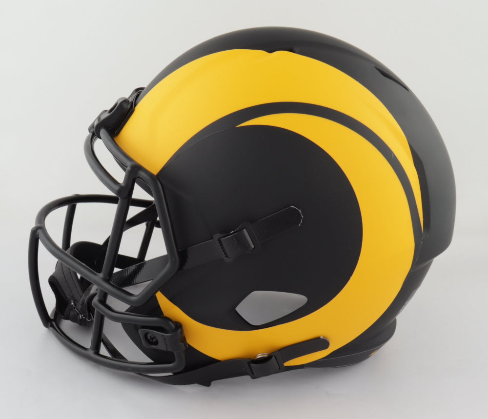 Aaron Donald Signed Rams Full-Size Eclipse Alternate Speed Helmet – GSSM