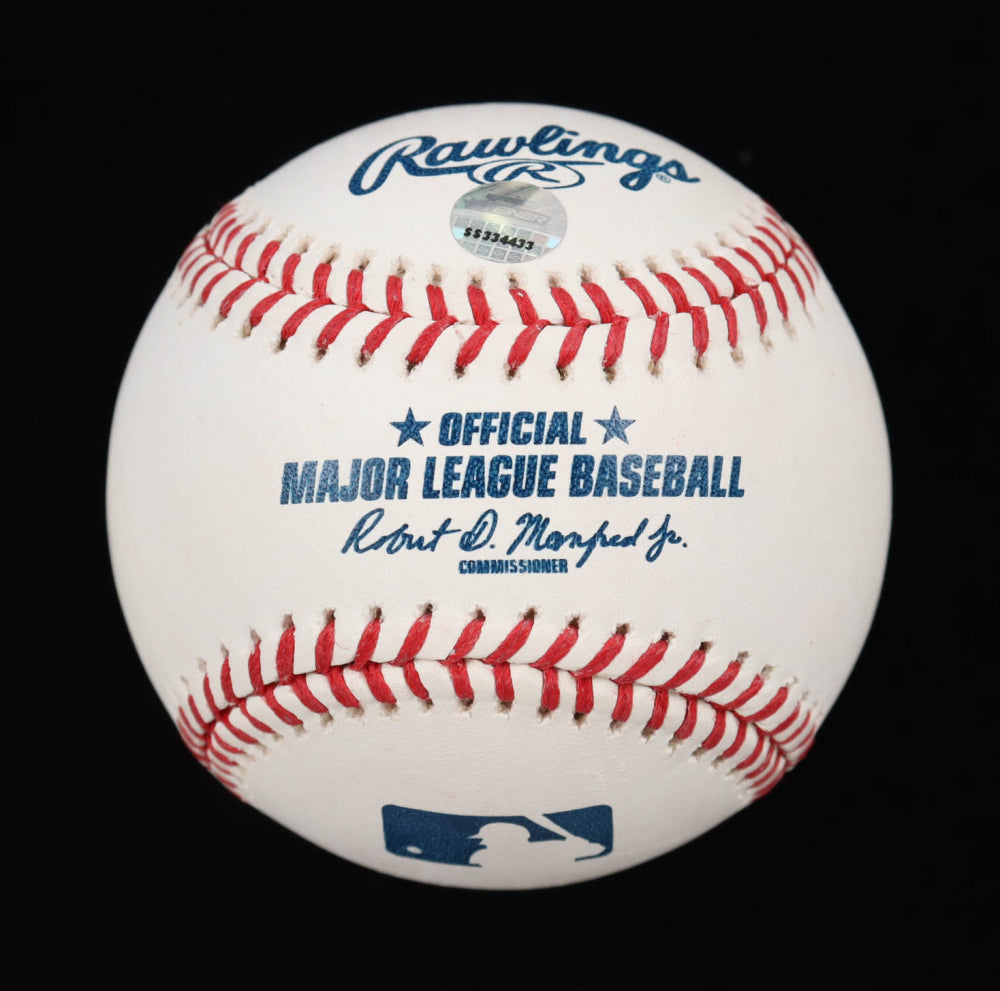 Aaron Nola Signed OML Baseball (Steiner)