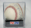 Hank Aaron Signed OML Baseball PSA/DNA Mint 9