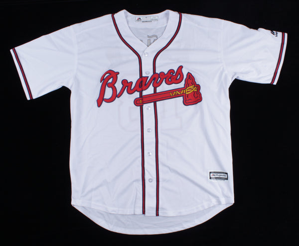Braves Ronald Acuña Jr. Authentic Signed White Majestic Cool Base Jersey JSA