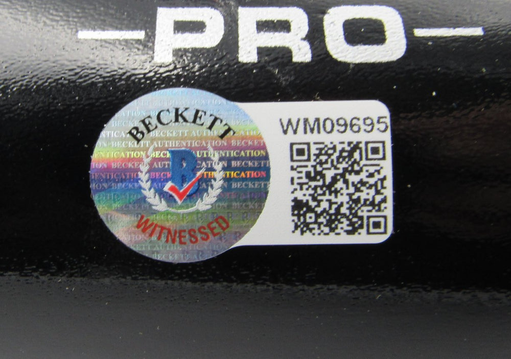 Ronald Acuna Jr. Signed Rawlings Pro Player Model Baseball Bat Inscribed &quot;2018 NL ROY&quot; (Beckett Hologram)