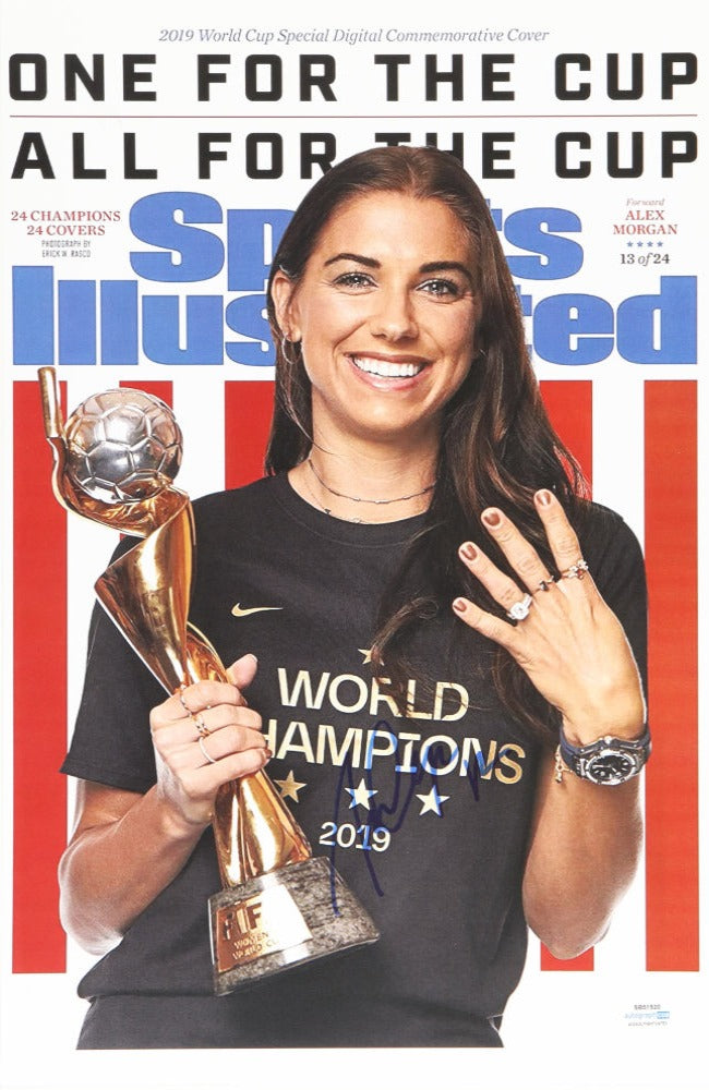 Alex Morgan Signed Team USA 11x17 Photo