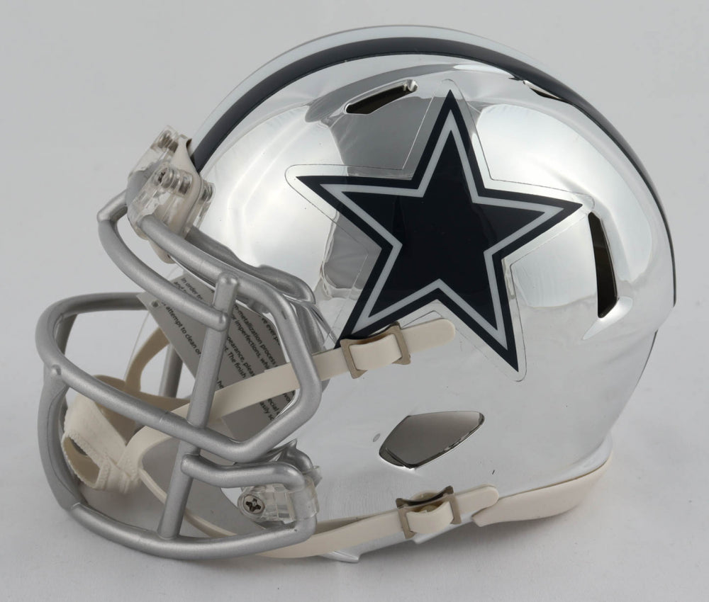 Amari Cooper Signed Cowboys Chrome Alternate Mini Helmet (JSA) – GSSM