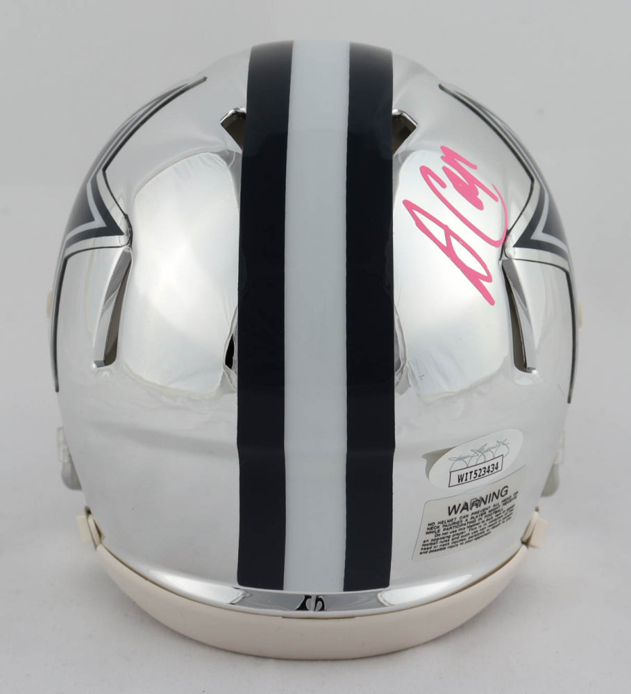 AMARI COOPER SIGNED AUTOGRAPHED DALLAS COWBOYS CHROME SPEED MINI