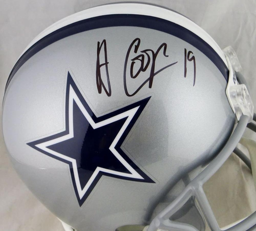Amari Cooper Signed Full Size Replica Dallas Cowboys Helmet (JSA Witness COA)