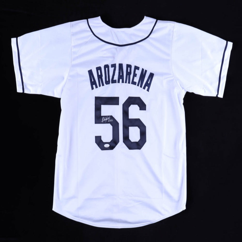 Randy Arozarena Signed White Jersey (JSA)