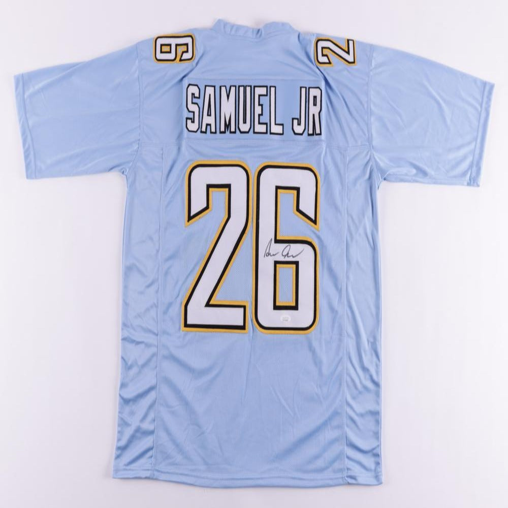 Asante Samuel Jr. Signed Blue Jersey (JSA COA)
