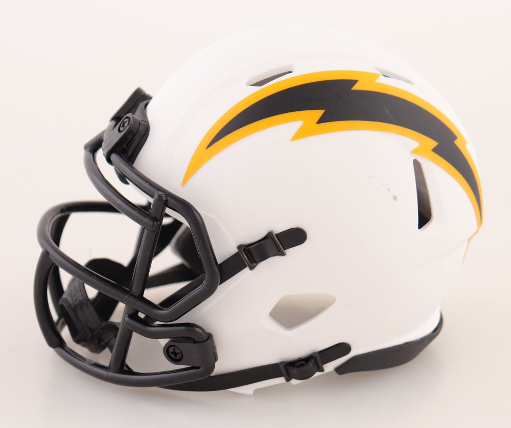 Asante Samuel Jr. Signed Chargers Lunar Eclipse Alternate Speed Mini Helmet