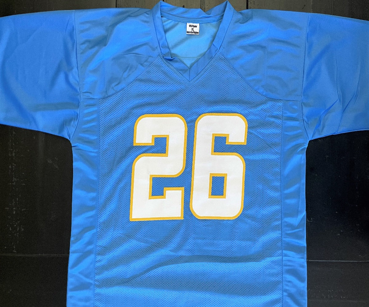 Asante Samuel Jr. Signed Powder Blue Jersey (2) (JSA and Players Ink)