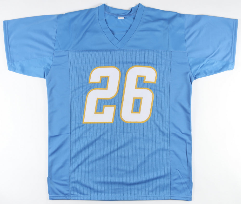 Asante Samuel Jr. Signed Los Angeles Chargers Jersey (JSA COA) 2021 2n –  Super Sports Center