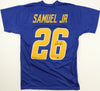 Asante Samuel Jr. Signed Royal Blue Jersey (Players Ink)