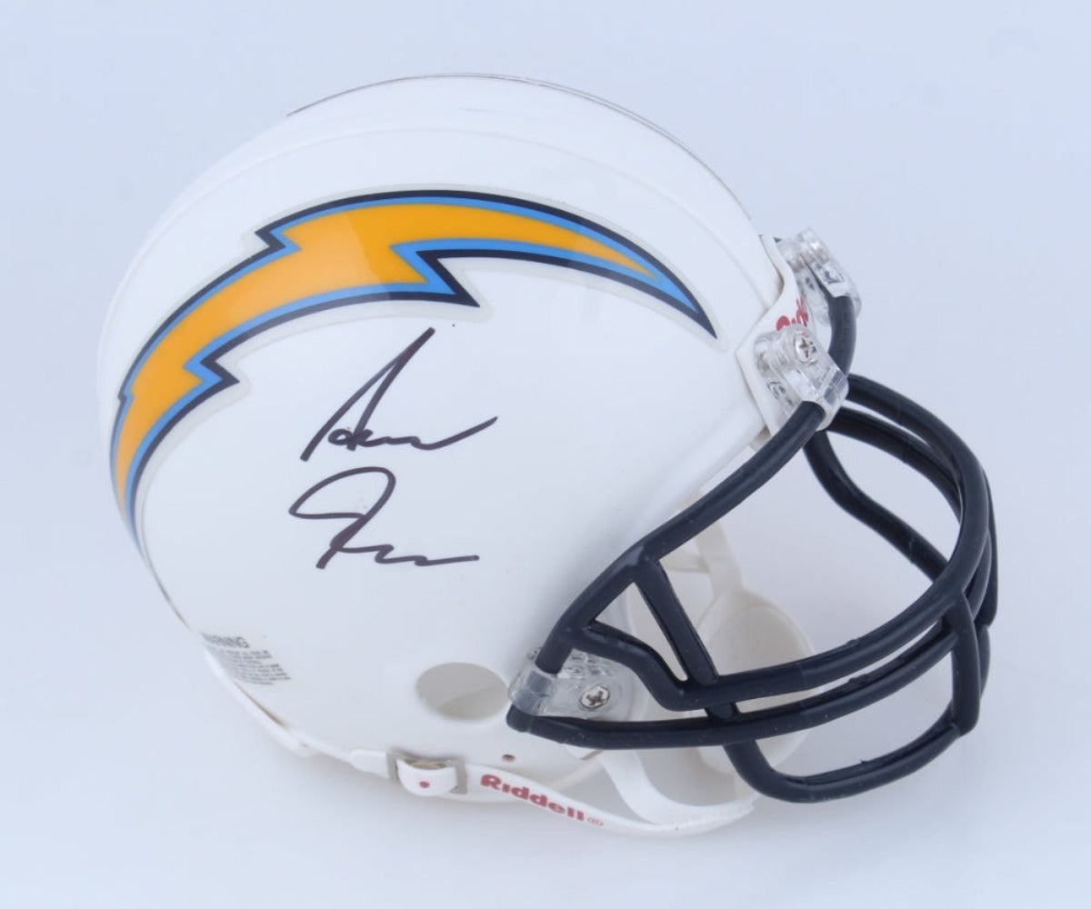Asante Samuel Jr. Signed Chargers Mini Helmet (JSA)
