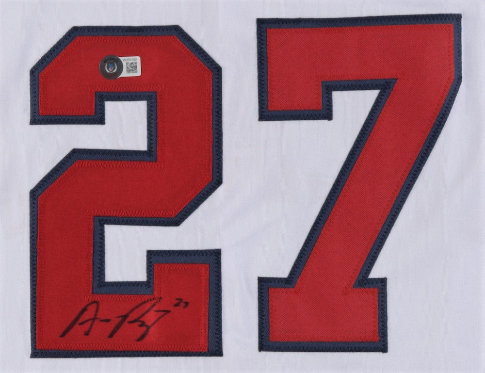 Austin Riley MLB Authenticated Game-Used Los Bravos Jersey