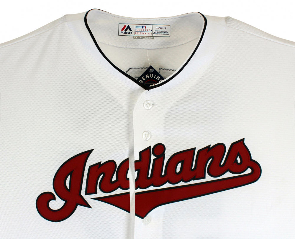 Shane Bieber &quot;2020 Triple Crown&quot; &amp; &quot;2020 AL Cy Young&quot; Signed Cleveland Indians Majestic MLB Replica Jersey