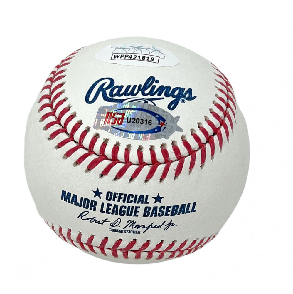 Bruce Bochy Signed OML Baseball Inscribed &quot;2003 W&#39;s&quot; (JSA)