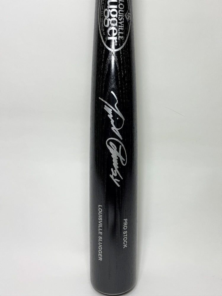 Miguel Cabrera Autographed Signed Black Louisville Slugger Pro Bat Detroit  Tigers Beckett Beckett Witness
