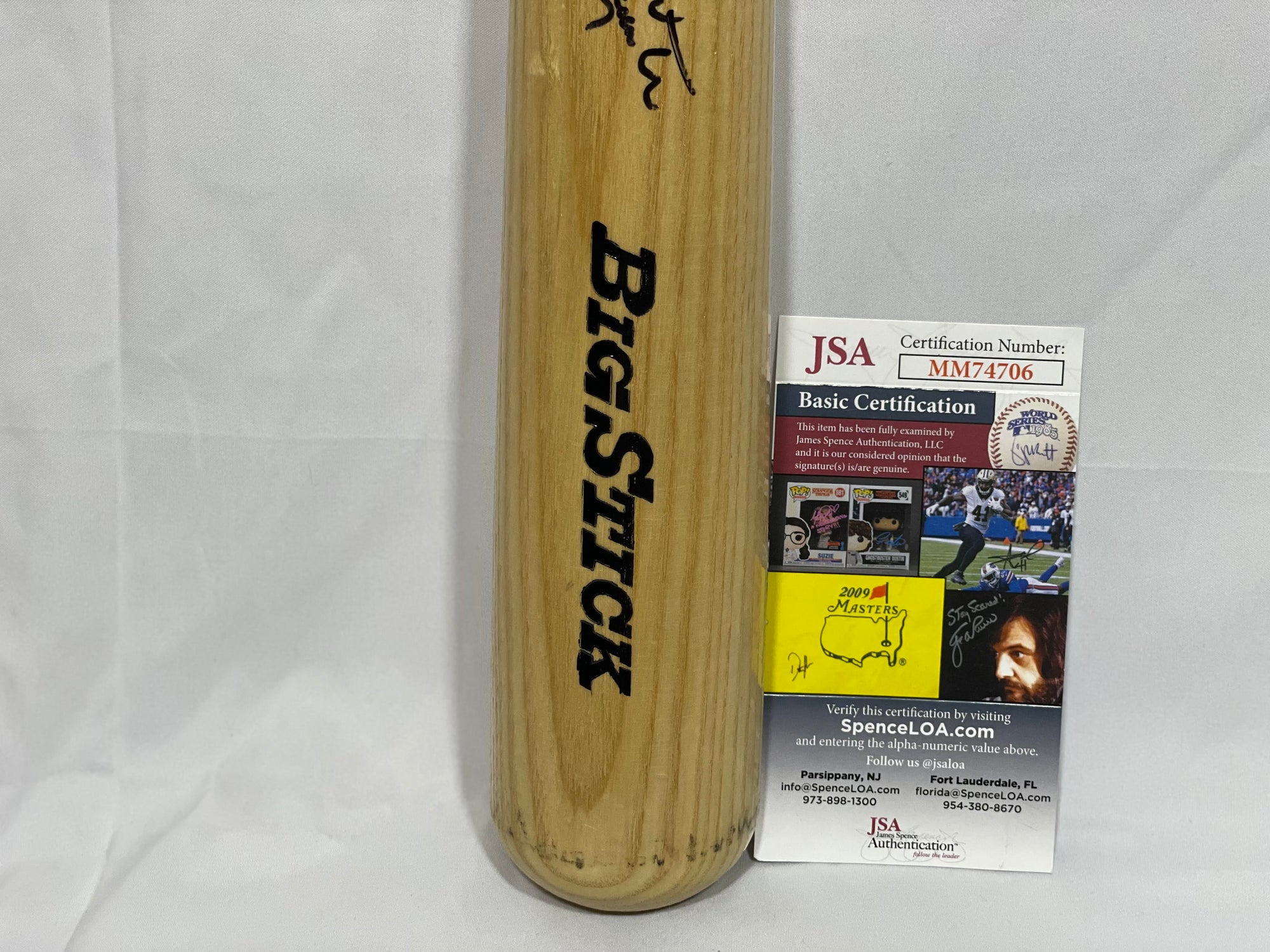 Ken Caminiti Signed Rawlings Adirondack Big Stick Baseball Bat (JSA COA)