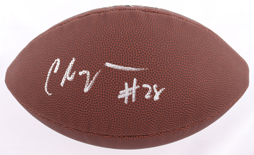 Chris Johnson Signed NFL Football (JSA COA)