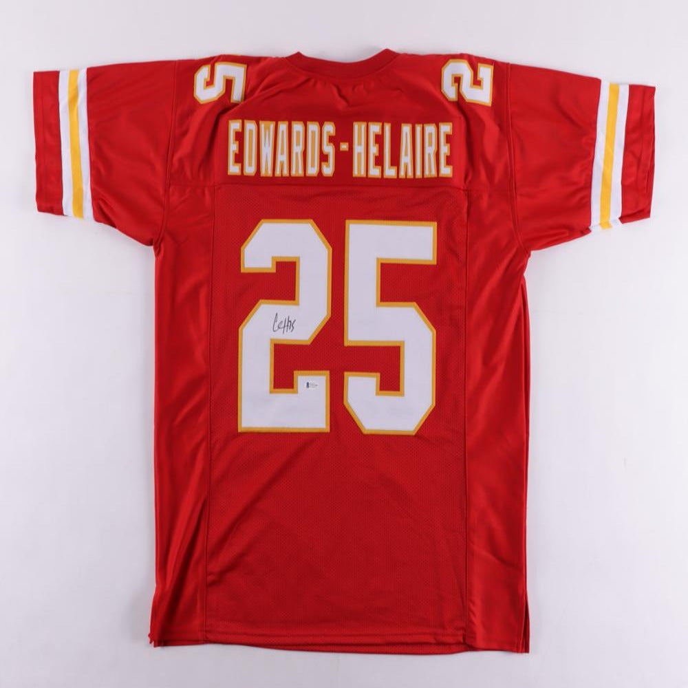 Clyde Edwards-Helaire Signed Jersey (Beckett COA)
