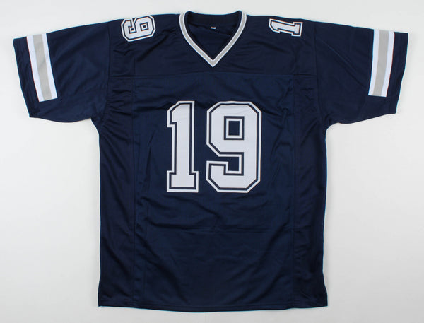 Amari Cooper Signed Dallas Blue Football Jersey (JSA) — RSA