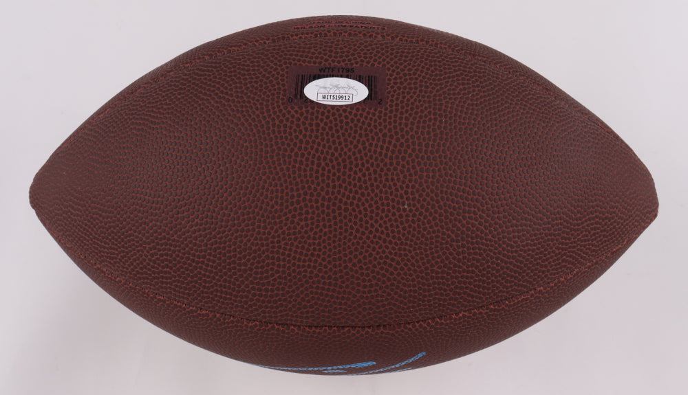 Darius Leonard Signed NFL Football (JSA COA) (Blue Ink)