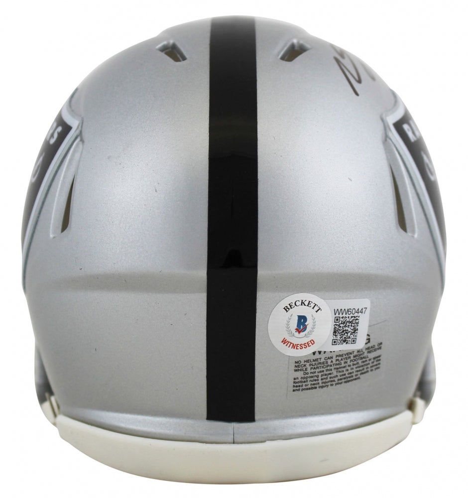 Davante Adams Las Vegas Raiders Autographed Riddell Flash Alternate Speed  Authentic Helmet