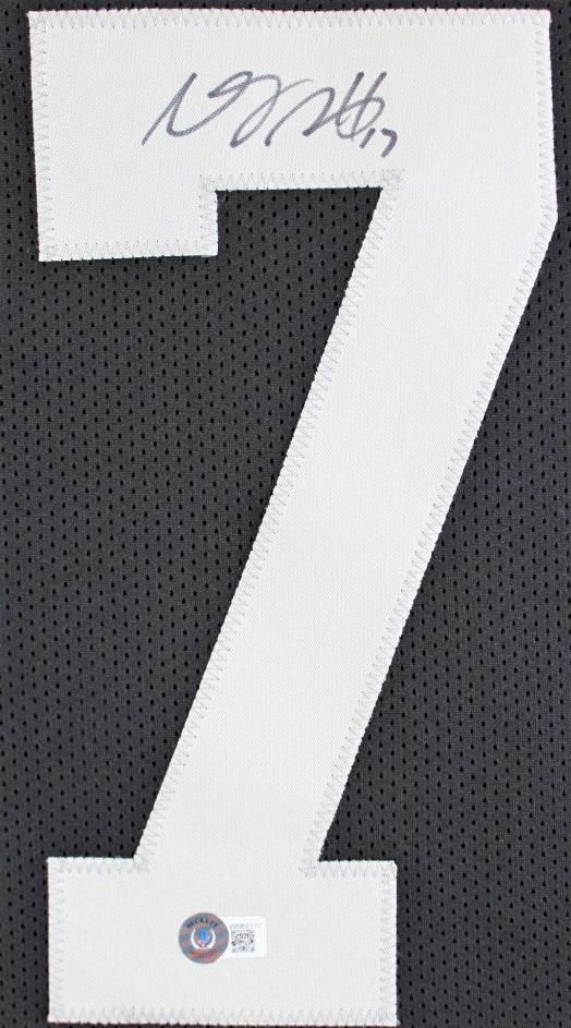 Davante Adams Signed Black Jersey (Auto on 7)