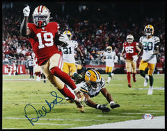 Deebo Samuel Autographed San Francisco 49ers 16x20 Rain Dance