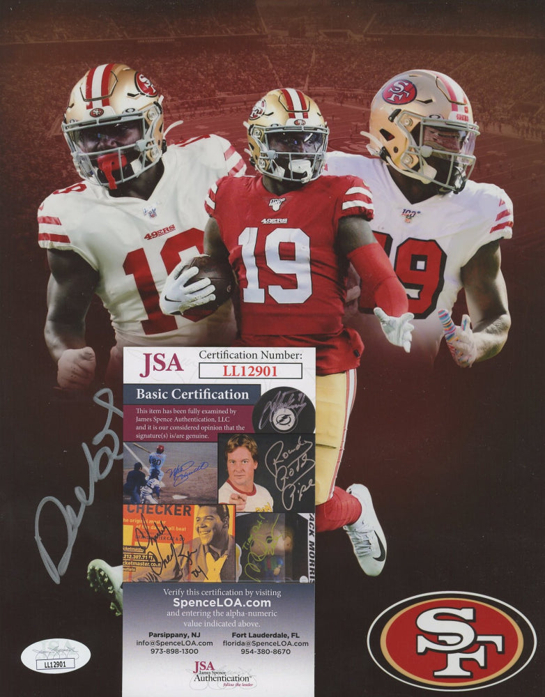 San Francisco 49Ers Deebo Samuel Autographed Signed 16X20 Photo