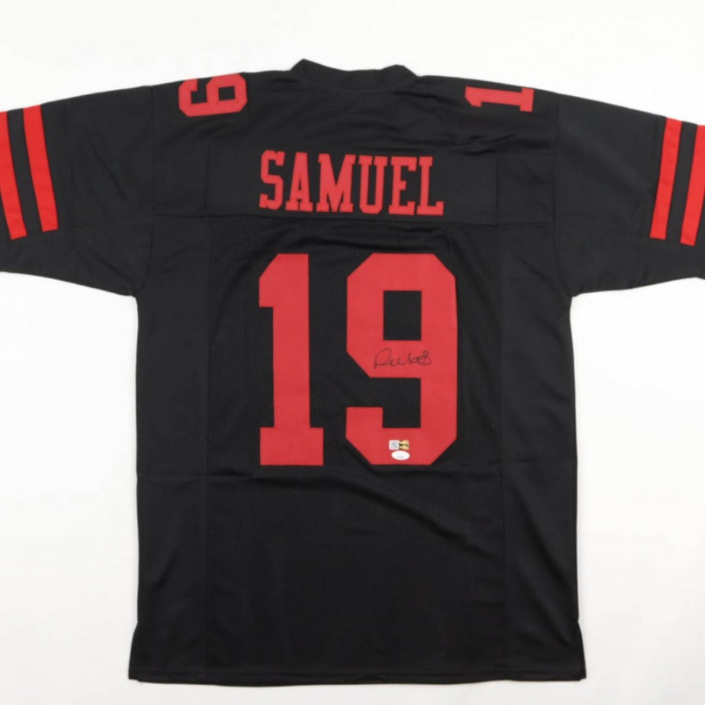 Deebo Samuel Signed Black/Red Jersey (JSA/PIA)