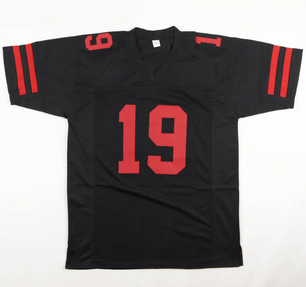 Deebo Samuel Autographed White Pro Style Jersey- JSA *Black