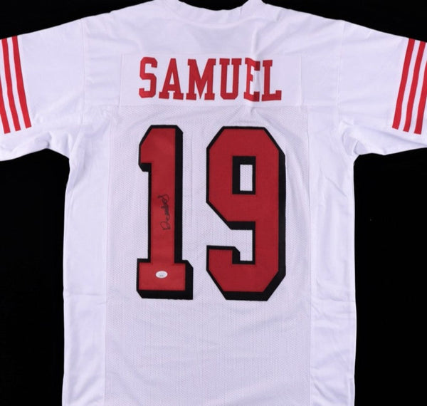 Deebo Samuel Signed Black/Red Jersey (JSA/PIA) – GSSM