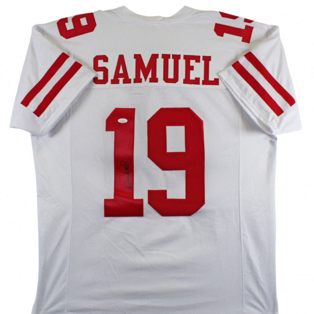 Deebo Samuel Signed White/Red Jersey (JSA)