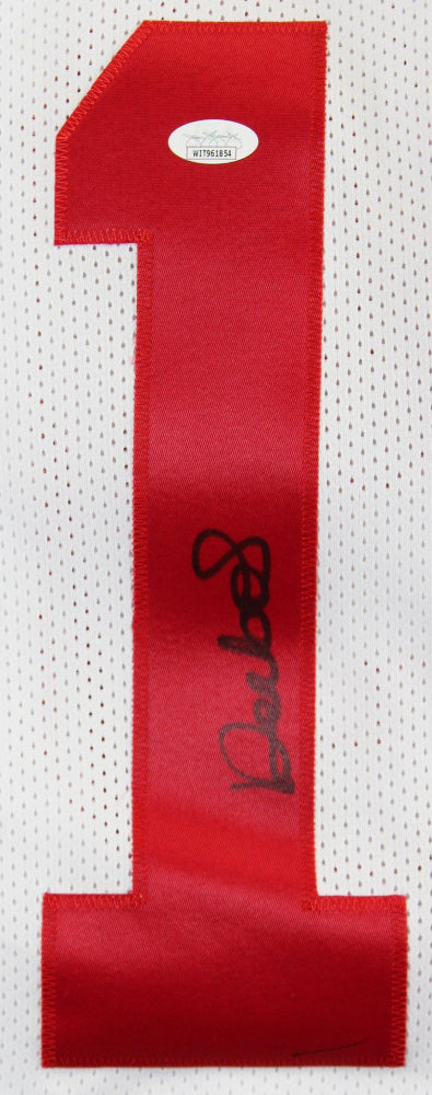 Deebo Samuel Signed White/Red Jersey (JSA)
